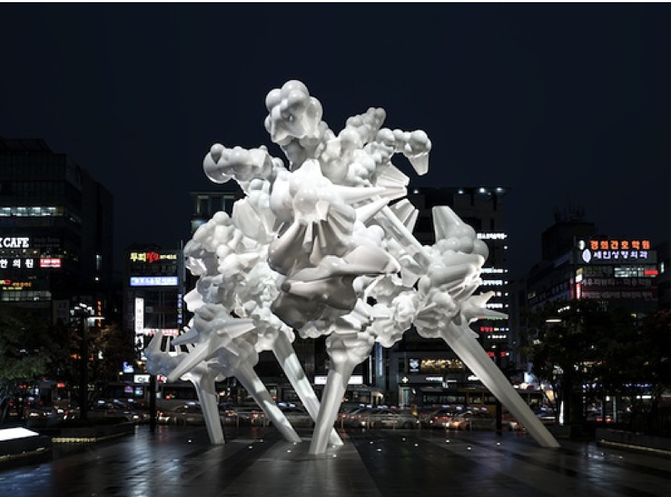 그림 12. 나와 코웨이, 3D 조형 기법으로 만들어진 작품 -Manifold-천안.png